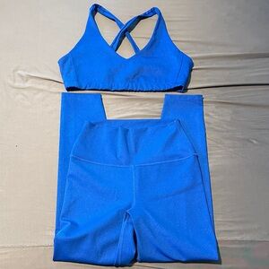 Carbon 38 Glitter Blue Activewear Set